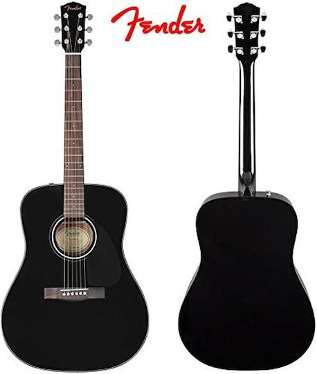 Fender Akustisch Gitarre CD-60 Schwarz
