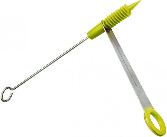 Ibili-accessories Spiral Slicer, Stainless Steel/plastic, 12 Cm, Silver/green