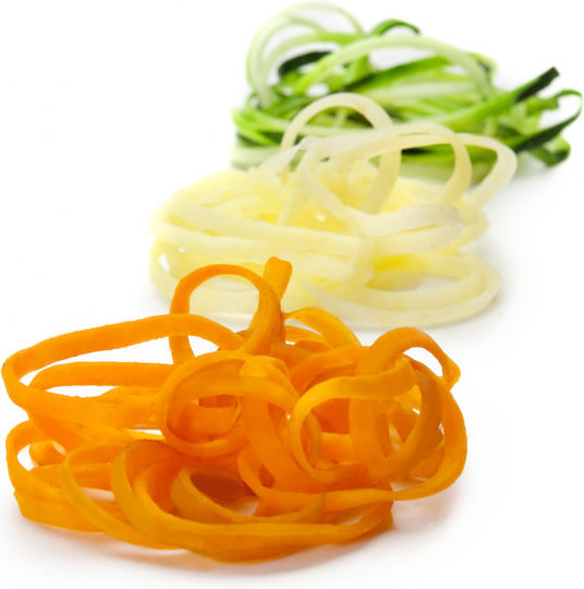 Ibili-easycook Feliator ondulat, plastic/ oțel inoxidabil, 6,5x19 Cm, negru/verde