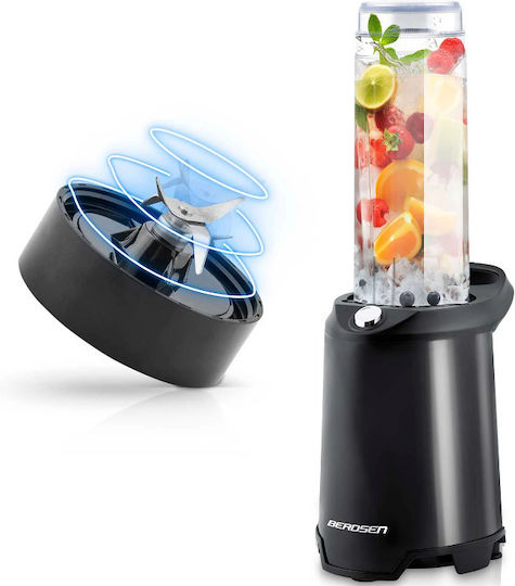 Berdsen Μπλέντερ με Πλαστική Κανάτα 500 ml 350W Μαύρο BD-752