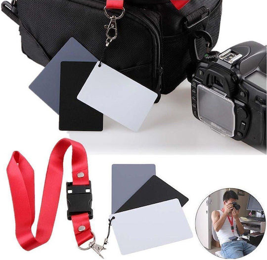 3în1 Fotografie digitală Expunere Echilibru de culoare 8,5cm X 5,5cm