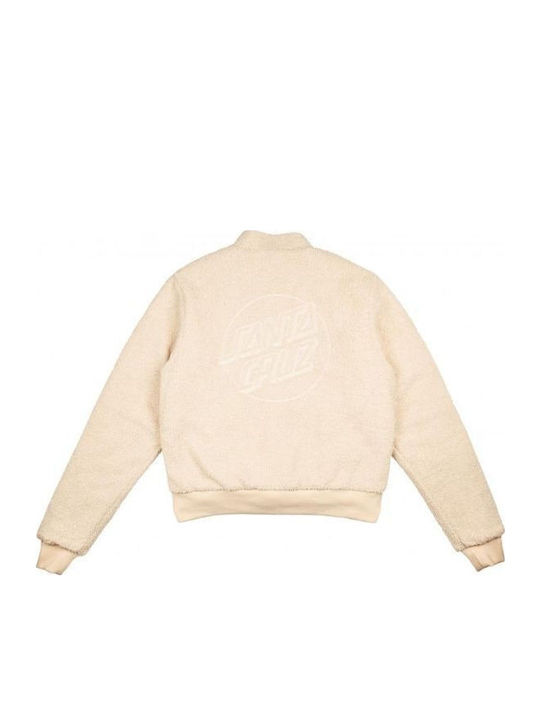 Santa Cruz Womens Jacke Opus Dot - Creme