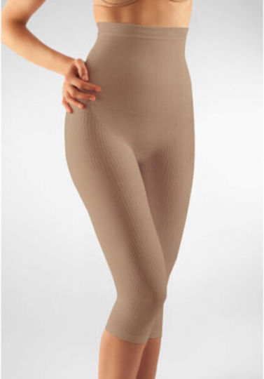 Anti-cellulite leggings from the belly to below the knee farmacell Beige