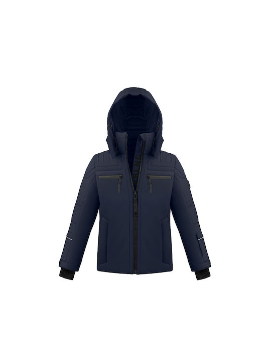 Poivre Blanc Boys Jacket Ski Jkt W22-0903-jrby/g - Cloudy Black