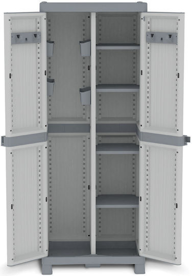 База за гардероб 3700u Wave 70,0x43,8x181,8cm сива - до 12 партиди