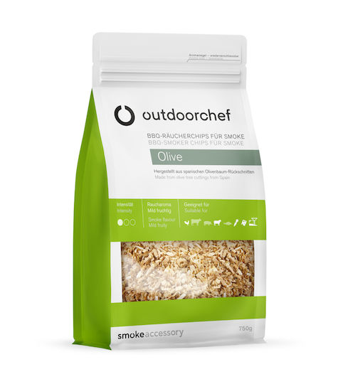 Outdoorchef Olive BBQ Smoking Chips 750gr 1pcs