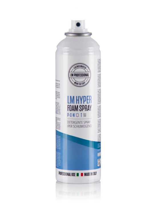 Hyper 250ml Lm Professional Trg Foam Cleaner-αφρός Καθαρισμού Για Όλα Τα Δερμάτινα, Καστόρ, Nubuck, Suede, Microfiber Και Πάνινα Είδη