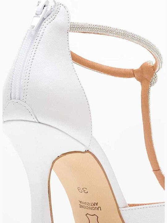 Women's Pumps & Peeptoes High 202711t White Leather Mortoglou