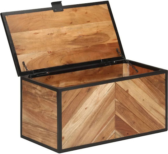 vidaXL Μπαούλο Ξύλινο 60x30x30εκ. Καφέ
