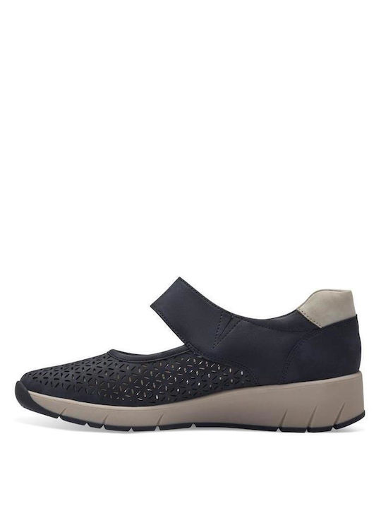 Jana Damen Ballerinas Blau 8-24664-42 805