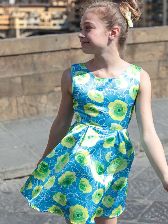 Rochie pentru Copii Fără mâneci Floral Floral