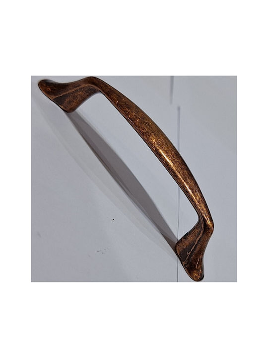 Klassischer Möbelgriff Acm 11846-096-brz1 Farbe: Kupfer Antik Abmessung 9,6cm