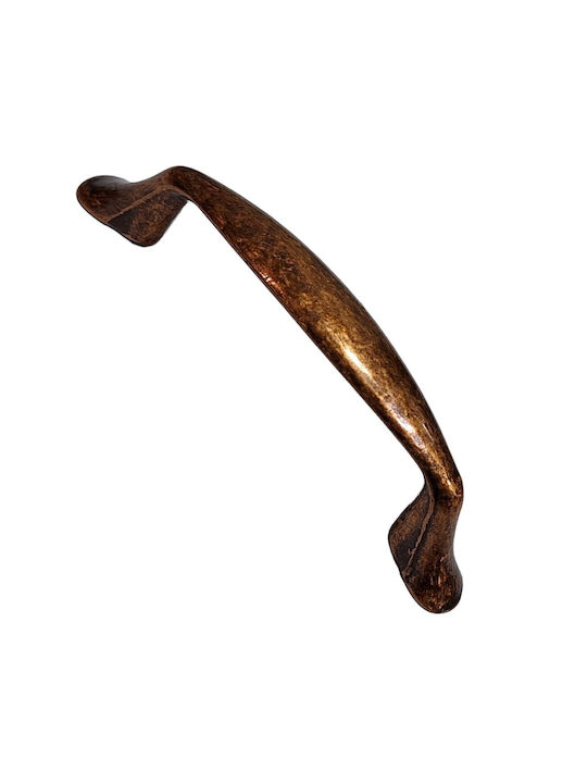 Klassischer Möbelgriff Acm 11846-096-brz1 Farbe: Kupfer Antik Abmessung 9,6cm