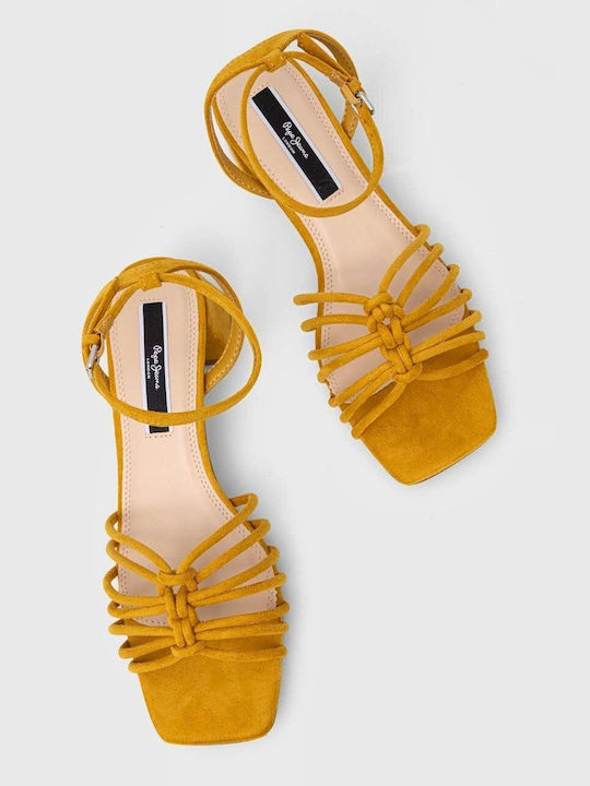 Zoe Colours Sandals Pls90665-150 Κιτρινο