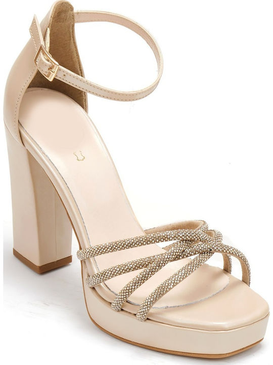 Beatris Sandalen mit Strass