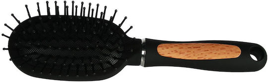 Hair Brush Black/Natural Plastic 18cm In 6 types