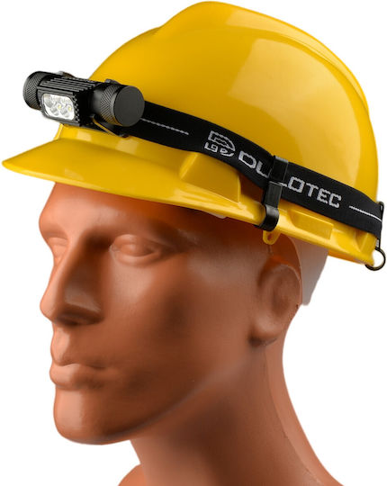 Dulotec Акумулаторен LED Челен Фенер IP66 с Максимална Светимост 1850 Лумени