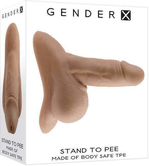 Soft Penis Replica – Gender X Stand To Pee Packer Medium Beige