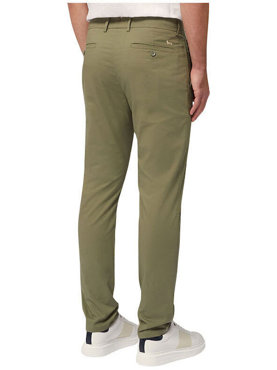 Harmont & Blaine Men's Trousers Chino in Slim Fit Khaki