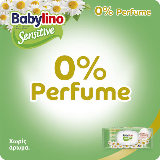 Babylino Sensitive with Chamomile Babytücher ohne Duftstoffe, Alkohol & Parabene 16x54Stk