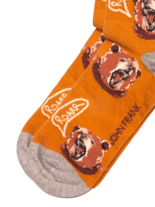 Socken John Frank Bären Jflsfun46-gelb