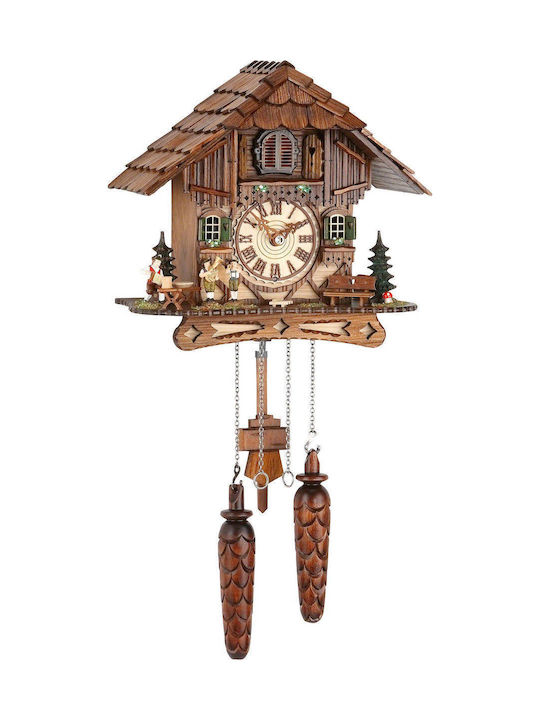 Cuckoo Clock With Alpine House Representation