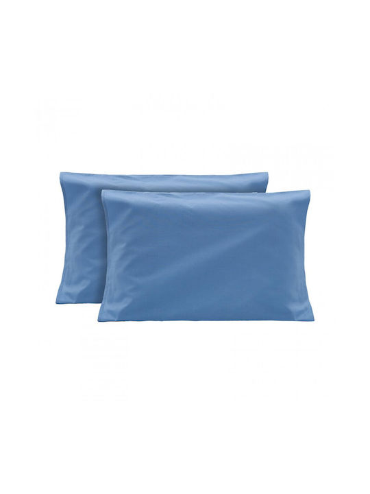 Heinner Σετ Μαξιλαροθήκες με Φάσα Blue 50x70εκ.