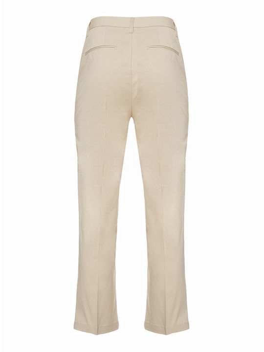 Scotch & Soda Femei Pantaloni Chino Ecru