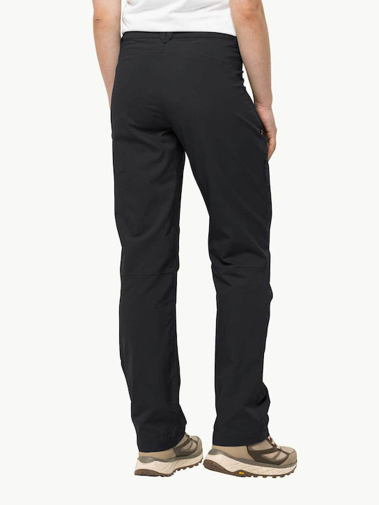 Jack Wolfskin Active Track Women's Hiking Long Trousers Black