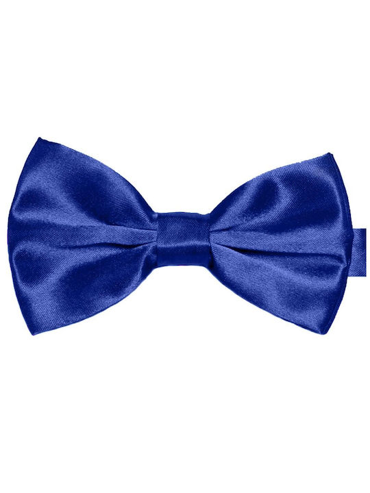 Keshop Royal Blue Men's Glossy Satin Bow Tie Set with Handkerchief & Cufflinks 108