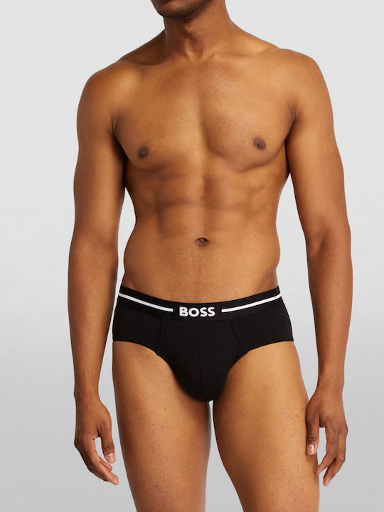 Hugo Boss Ανδρικά Μποξεράκια Μαύρα 3Pack