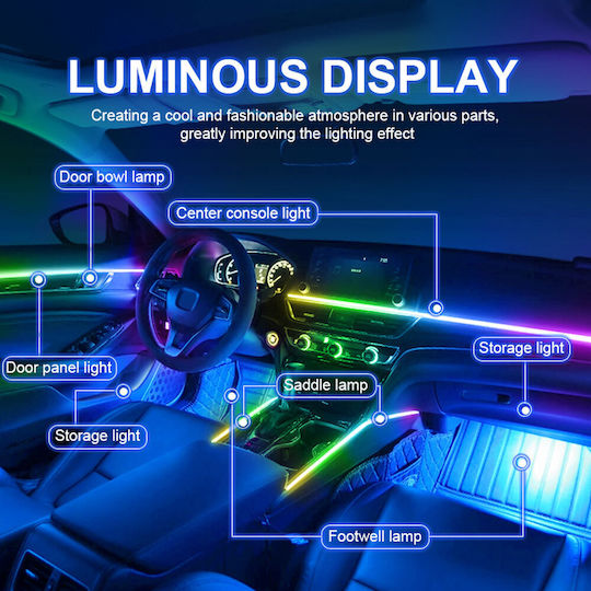 Innenraum-Dekorationsbeleuchtung für Autos RGB