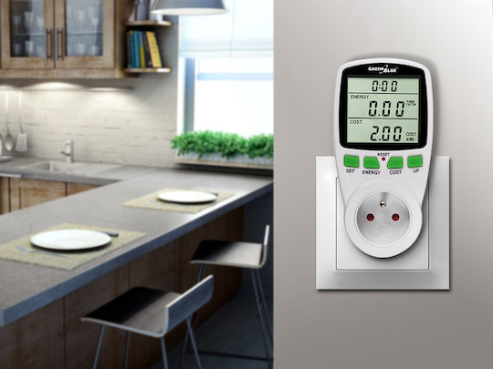 Green Blue Electrical Meter Socket 3.6kW