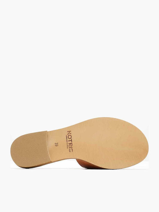 Sandale Casual Damă Din Piele Tabac Maro