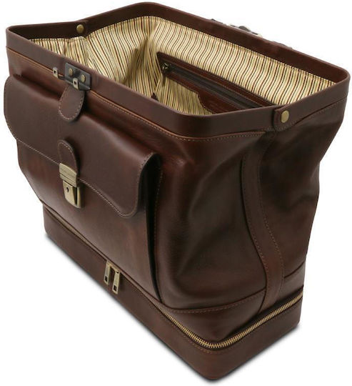 Medical Leather Bag Giotto Brown Dark Brown