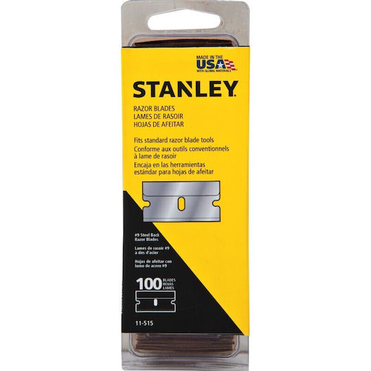 Stanley 1-11-515 Λάμες Ξύστρας Τζαμιών 40mm 100τμχ