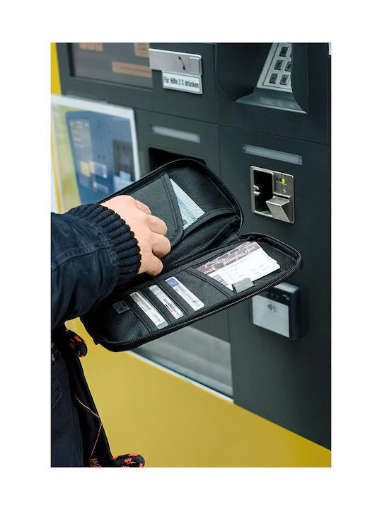 Θήκη Για Ταξιδιωτικά Έγγραφα Data Safe Μαύρη Trv20bk Troika