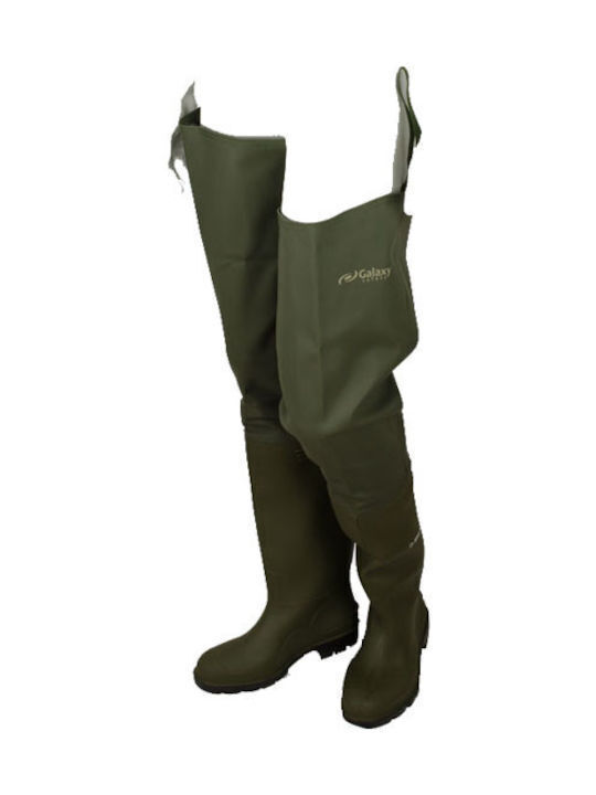 Avedo Galaxy 025 Thigh Wader-boots Waterproof for Work- Regular Use - 06-skirt-olive Green