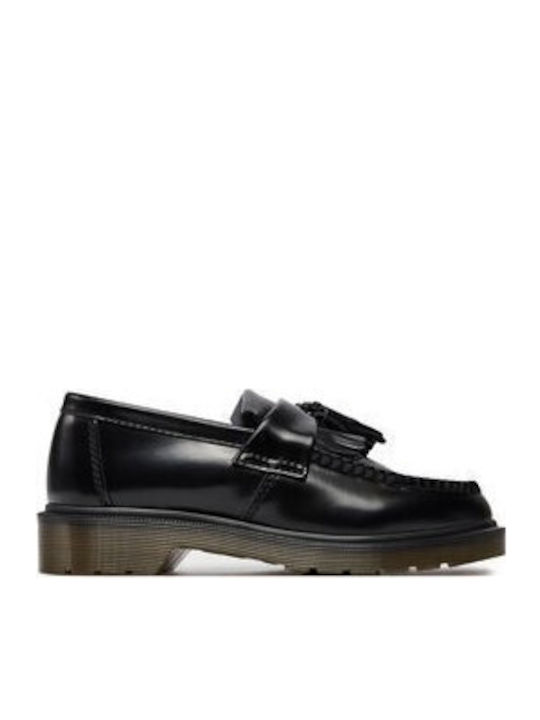Adrian Leder Damen Mokassins in Schwarz Farbe