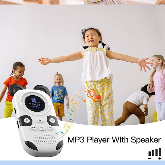 Ruizu - MP3 Player for Kids with Bluetooth 5.0 | 16GB Memory, with Earphones & Speaker | Supports FM Radio | Alarm Clock, Recording Function, Stopwatch
