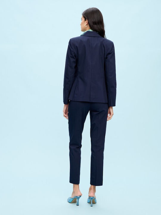 Women's Navy Blue Blazer 87018