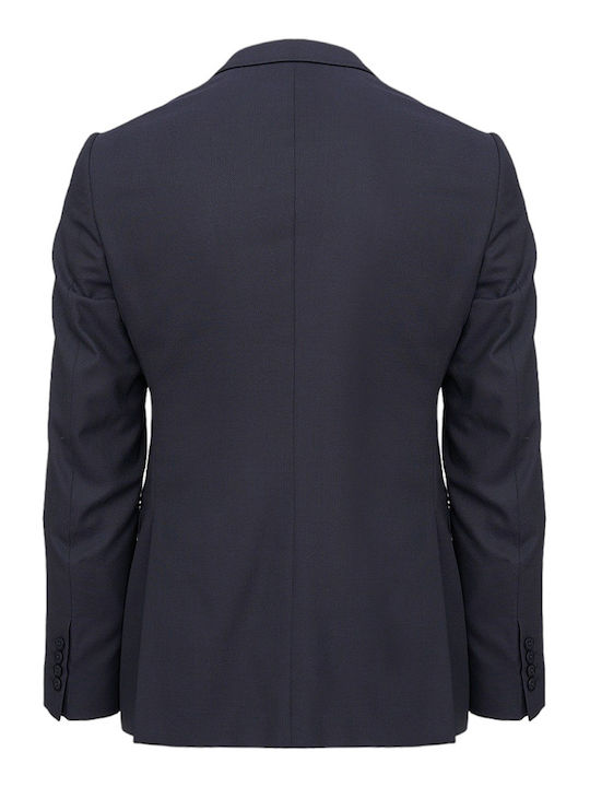 Men's Winter Suit with Vest Dark Blue