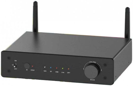 Rakoit Ενισχυτής Home Cinema 4K 2 Καναλιών με Dolby Atmos Μαύρος
