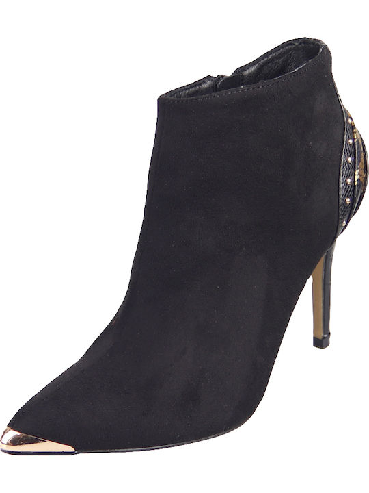 Menbur Women's Ankle Boots with High Heel Black