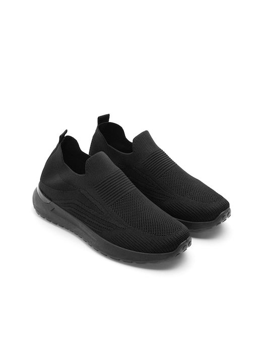 Plato Γυναικεία Slip-On Μαύρα