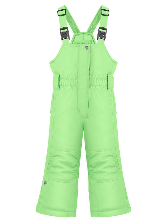 Poivre Blanc W22-1024-BBGL/A Kids Dungarees for Ski & Snowboard Green