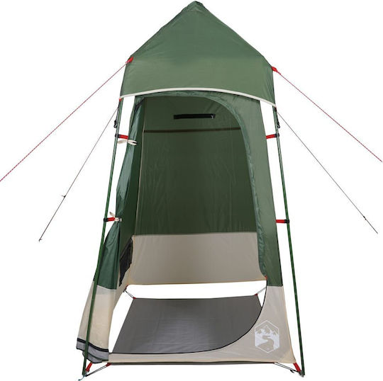 vidaXL Καλοκαιρινή Σκηνή Camping Τουαλέτας Πράσινη 121x121x225εκ.