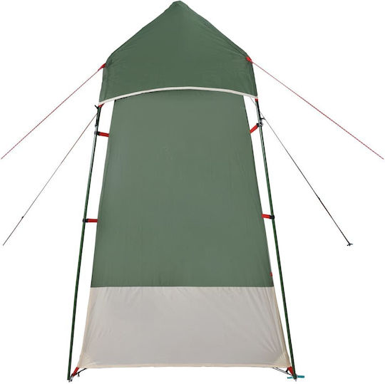 vidaXL Καλοκαιρινή Σκηνή Camping Τουαλέτας Πράσινη 121x121x225εκ.