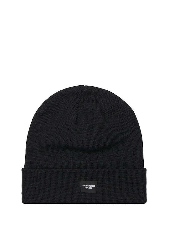 Beanie Unisex Knitted Hat Black White 12197780