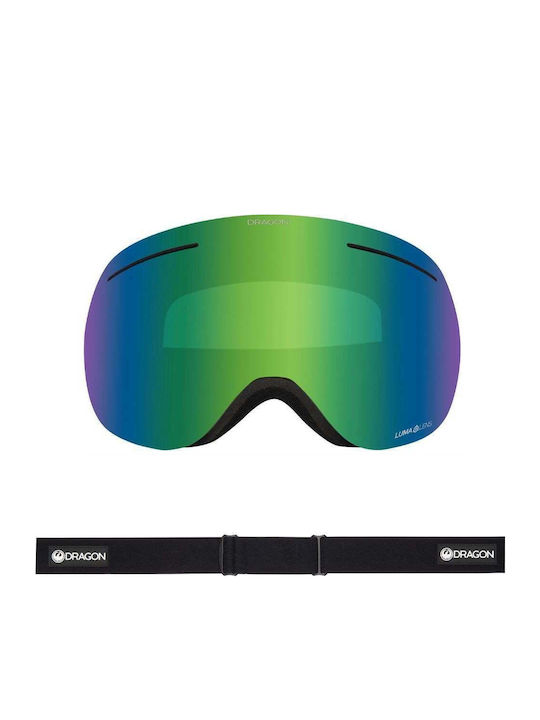 Ochelari de zăpadă Dragon X1 Icon Green Lumalens Green Ionized Lens